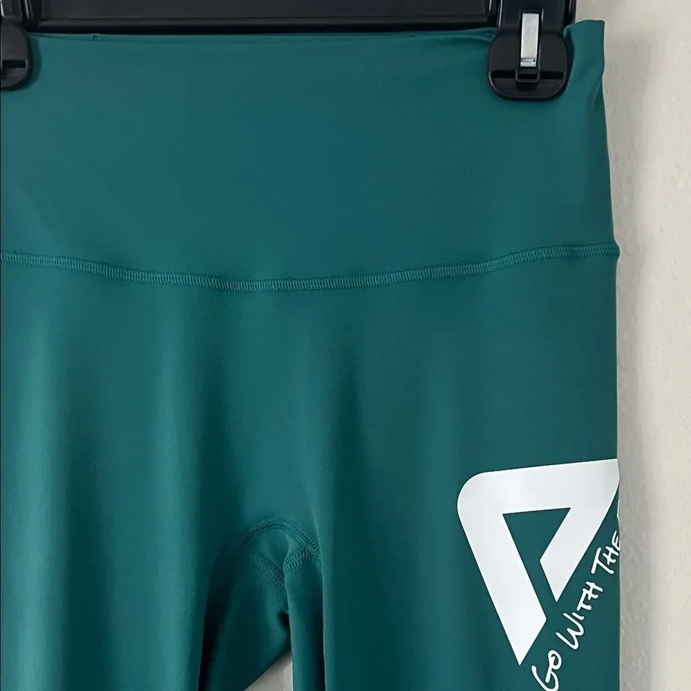Like New! Nalu 'Go With The Flow' Women's Leggings - Teal- Size L
